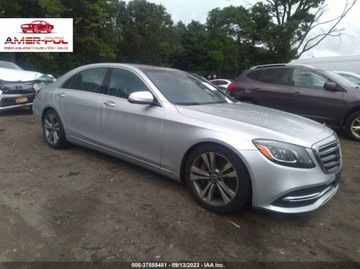 Mercedes Klasa S W222 2018 Mercedes-Benz Klasa S 2018r., 3.0L 3.0 Benzyna 362KM