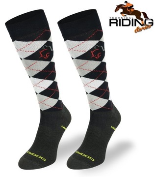 Воздушные носки для верховой езды с ромбовидным узором, лето 39–42.