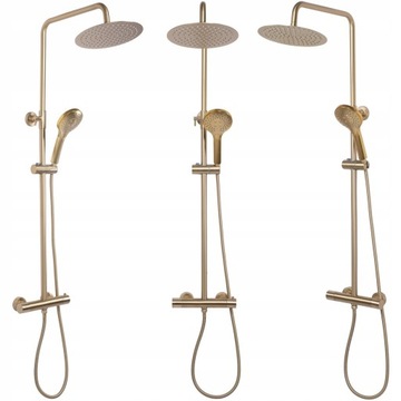 ДУШЕВОЙ НАБОР VINCENT ТЕРМОСТАТ МАТОВЫЙ ЗОЛОТОЙ