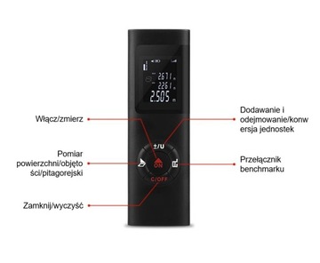 ПРОФЕССИОНАЛЬНЫЙ ЛАЗЕРНЫЙ ДАЛЬНОМЕР с USB-зарядкой