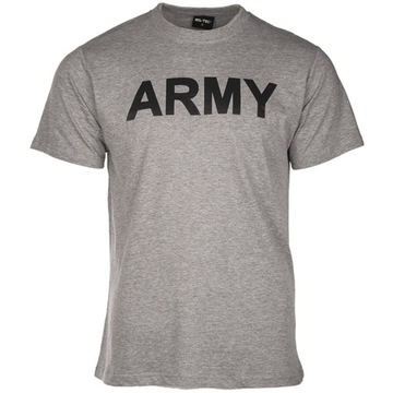 Koszulka Męska sportowa Bawełniana T-shirt Mil-Tec Army szara S