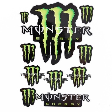 NAKLEJKI NA MOTOR MOTOCYKL ROWER MONSTER ENERGY