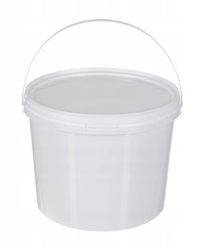 Wiadro plastikowe pojemnik 10l atest spożywczy