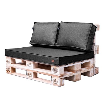 Poduchy ogrodowe na euro palety, na meble ZESTAW PIANKA 120x80x10