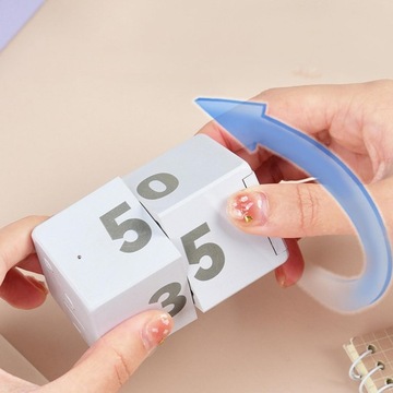 Кубический таймер Перекидной таймер, простой в использовании, таймер Pomodoro для таймера обратного отсчета