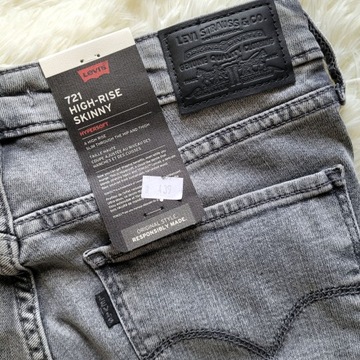 LEVI'S 721 High Rise Skinny W29 L30 29x30 PREMIUM