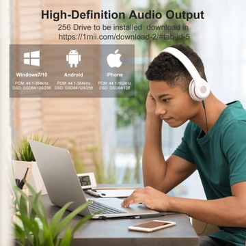 Усилитель для наушников Hifi DAC DS100 с адаптером