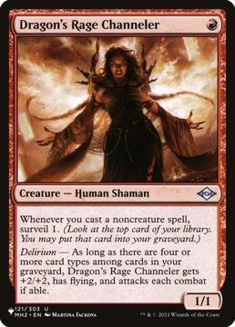 Karta Magic: The Gathering Dragon's Rage Channeler The List