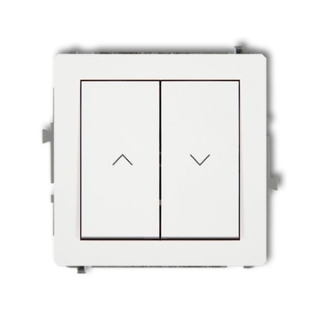 Mechanizm wyłącznika żaluzjowy Karlik DWP-8 biały DECO