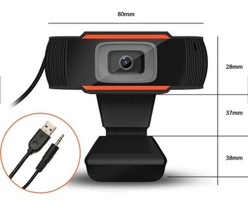 Kamera internetowa z mikrofonem na monitor USB MIC