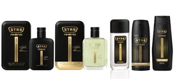 STR8 AHEAD ZESTAW XXL EDT100ml+ASL100ml+ DNS85ml+SPRAY+ŻEL400ml