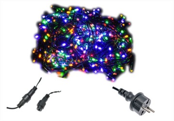 LAMPKI CHOINKOWE LED 1000 ZEWNĘTRZNE GRUBE 68m