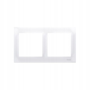 Ramka podwójna biała Simon54 Premium DR2/11