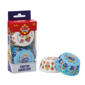 Papilotki do muffinów STRAŻAK SAM 50x32mm 36 szt