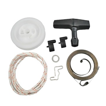 -Recoil/ Rewind Spring Starter Pulley Handle Rope Rotor Pawl for MS290