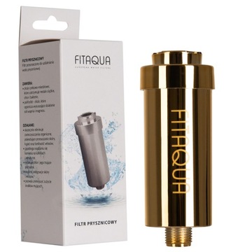 FILTR PRYSZNICOWY FITAQUA GOLD ZŁOTY