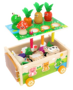 ЛОГИЧЕСКАЯ ИГРА ФЕРМА НАВЫКИ СОРТИРОВКА ЖИВОТНЫХ И ЧЕРВЕЙ МОНТЕССОРИ