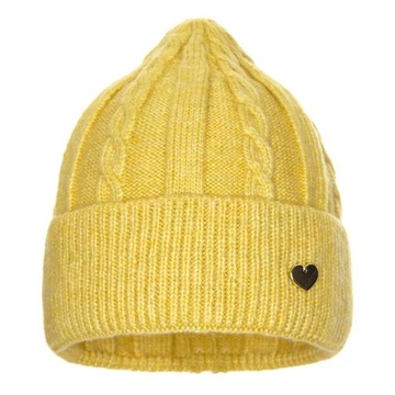 Czapka zimowa damska PATI Żółty