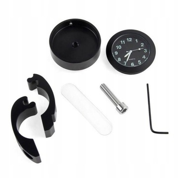 ВЕЛОСИПЕДНЫЕ ЧАСЫ НА РУЛЬ МОТОЦИКЛА, ЧЕРНЫЕ