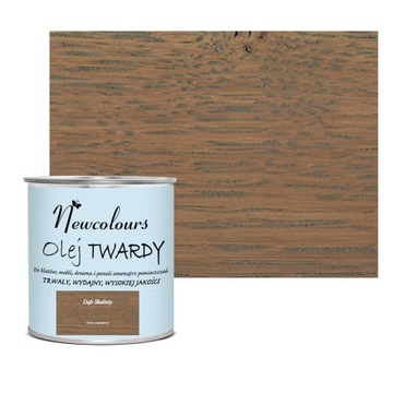 Olej twardy do mebli Newcolours 200ml - Dąb Skali.
