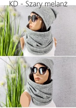 ТЕПЛЫЙ КОМПЛЕКТ ШАПКА + ГЛАДКАЯ ЮБКА, зимние ЦВЕТА