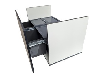 КОНДЕР ДЛЯ МУСОРА 15Л+15Л БЕСШУМНОЕ ЗАКРЫТИЕ