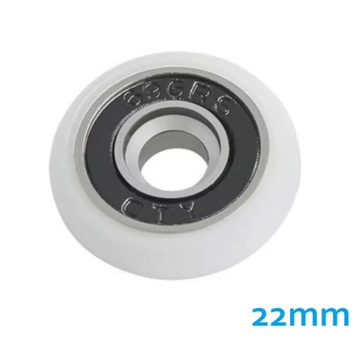 Ролики, колеса, тележки для душевых кабин, 22мм, комплект