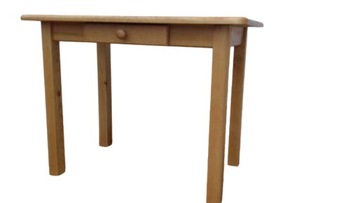 MASYWNY stół 80x60 z szufladą stolik KOLOR GRATIS