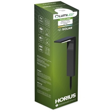 СОЛНЕЧНАЯ СВЕТОДИОДНАЯ ЛАМПА С ПРИВОДОМ САДОВОГО СТОЛБА SKYPER ДАТЧИК СУМЕРКИ