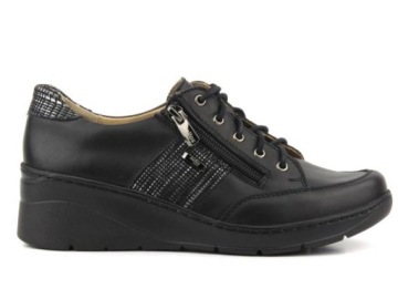 ОБУВЬ ЖЕНСКАЯ HELIOS 406 BLACK WEDGE КОМФОРТНАЯ