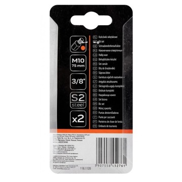 Шлицевой наконечник M10 x 75 мм S2 x 2 шт. НЕО 10-908