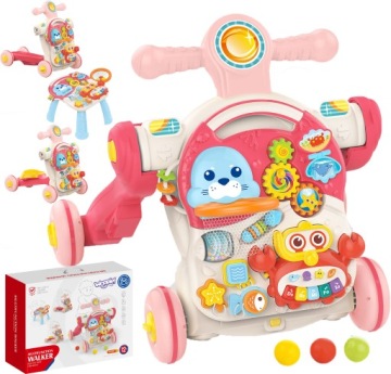 WOOPIE BABY Каталка Ходунки Столик Розвивальний Самокат Каталка 4 в 1