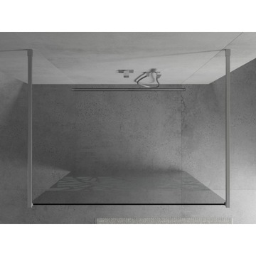 MEXEN KIOTO ŚCIANKA PRYSZNICOWA WOLNOSTOJĄCA 130 x 200 CM CHROM szkło 8 mm