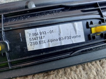 ПАНЕЛИ КАРКАСА ИНТЕРЬЕРА BMW F30 ALPINA B3 13 лет