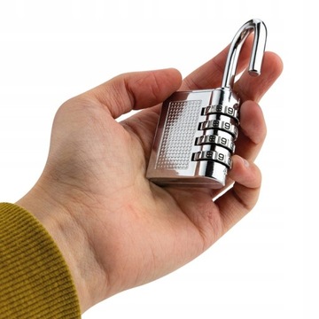 НАВЕСНОЙ ЗАМОК ДЛЯ ЧЕМОДАНА ДЛЯ ТРЕНАЖЕРНЫХ ЗАЛОВ КОМБИНАЦИЯ ВАРИАЦИОННОГО КОДА 4 ЦИФРЫ