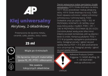 STRONG двухкомпонентный универсальный акриловый клей.