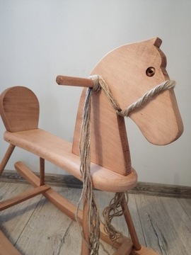 Лошадь/деревянная лошадка-качалка/качалка в подарок ИГРУШКА для детей