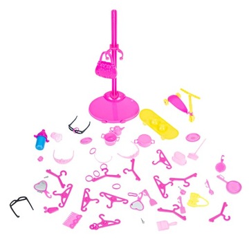 ОДЕЖДА КУКОЛЬНЫЕ ПЛАТЬЯ + НАБОР АКСЕССУАРЫ ОБУВЬ