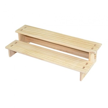 Drewniany stojak do przechowywania Prosty wystrój Blat Trwały 2 warstwy 40 cm