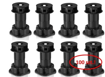 Noga nóżka kuchenna H80 80-120, 100szt!