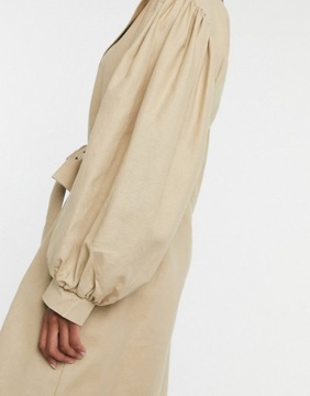 ПАЛЬТО ЖЕНСКОЕ OVERSIZE, БЕЖЕВЫЙ L 719