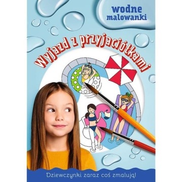 TREFL BOOKS MALOWANKI WODNE WYJAZD Z PRZYJACIÓŁKAMI 9895