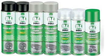 BOLL zestaw do regeneracji i odnowy felg 7 produtów czarny połysk