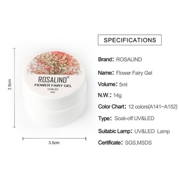 ROSALIND 5ML Esmalte Flower Secret лаки