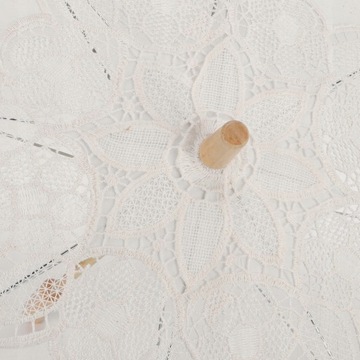БЕЛЫЙ КРУЖЕВНОЙ ЗОНТ