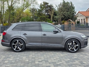 Audi Q7 II SUV 3.0 TDI 272KM 2018 Audi Q7 3.0 282PS 3xS-Line 7 Foteli Salon Polska Piekna Gwarancja 3.0, zdjęcie 38