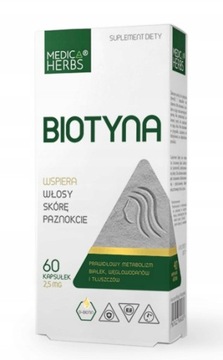 MEDICA HERBS BIOTYNA 2,5MG WŁOSY SKÓRA PAZNOKCIE