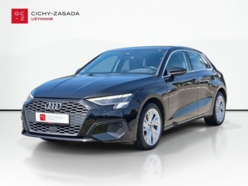 Audi A3 8V Sportback 5d Facelifting 1.5 35 TFSI 150KM 2020 Audi A3 Sportback Salon PolskaFaktura VATKameraVirtual 1.5 Benzyna 150KM