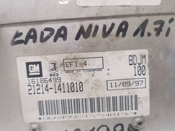 ŘÍZENÍ ECU MOTORU PULT NIVA 1,7 I 16186499, 21214-1411010 ALL/D/2