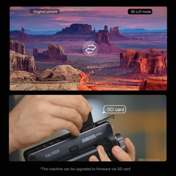 Монитор VILTROX DC-550 PRO 4K HDMI 3D LUT для предварительного просмотра + чехол для батареи HDMI